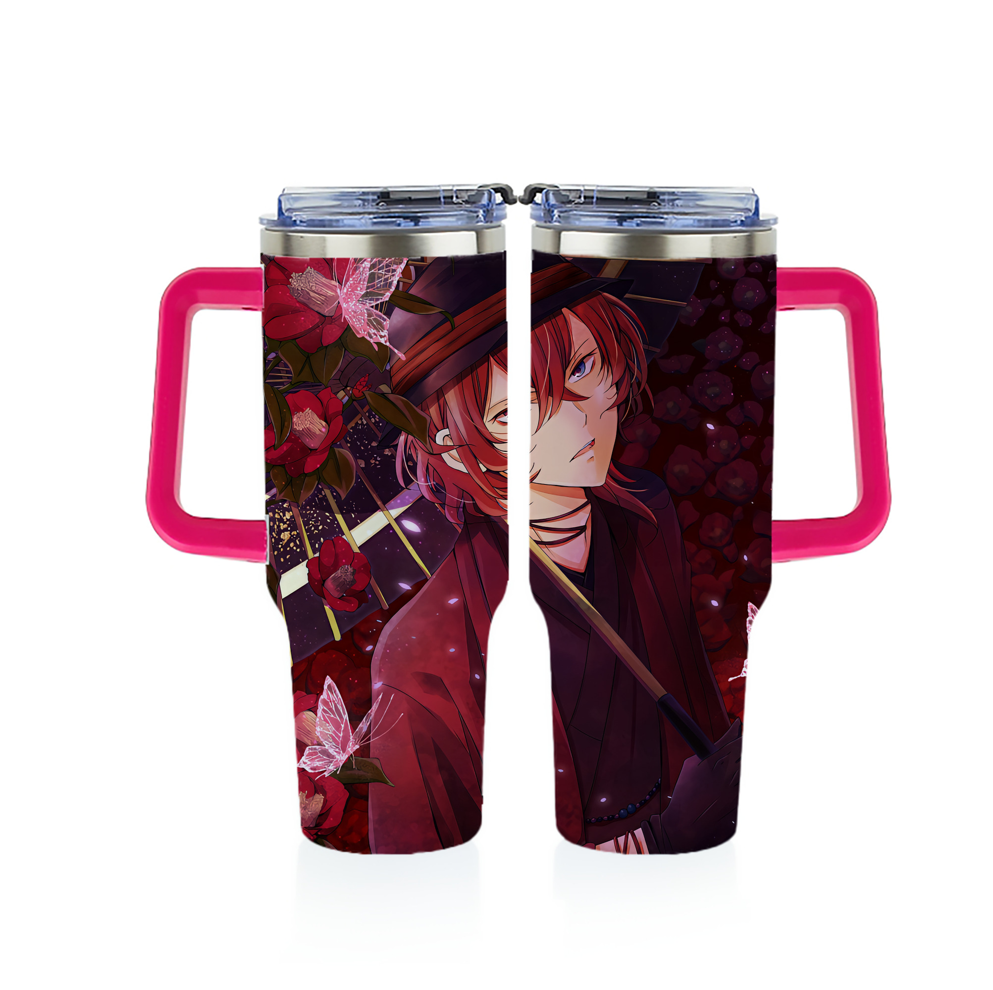 （画像用） 文豪ストレイドッグス Bungo Stray Dogs 1200ｍLフルプリント車用タンブラー